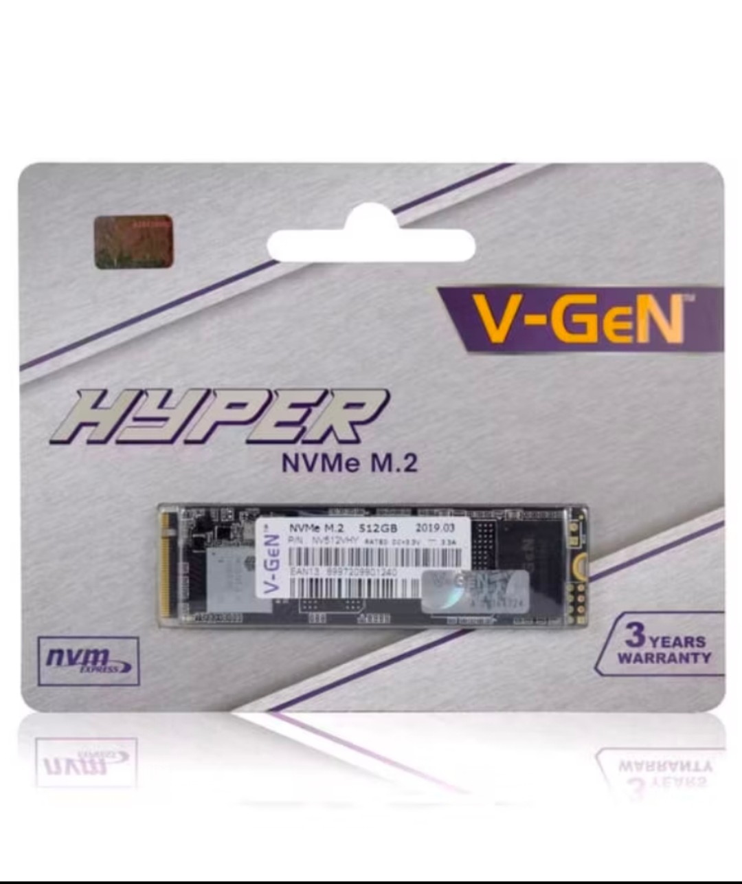 SSD Type M.2 NVMe V-Gen 512 GB 