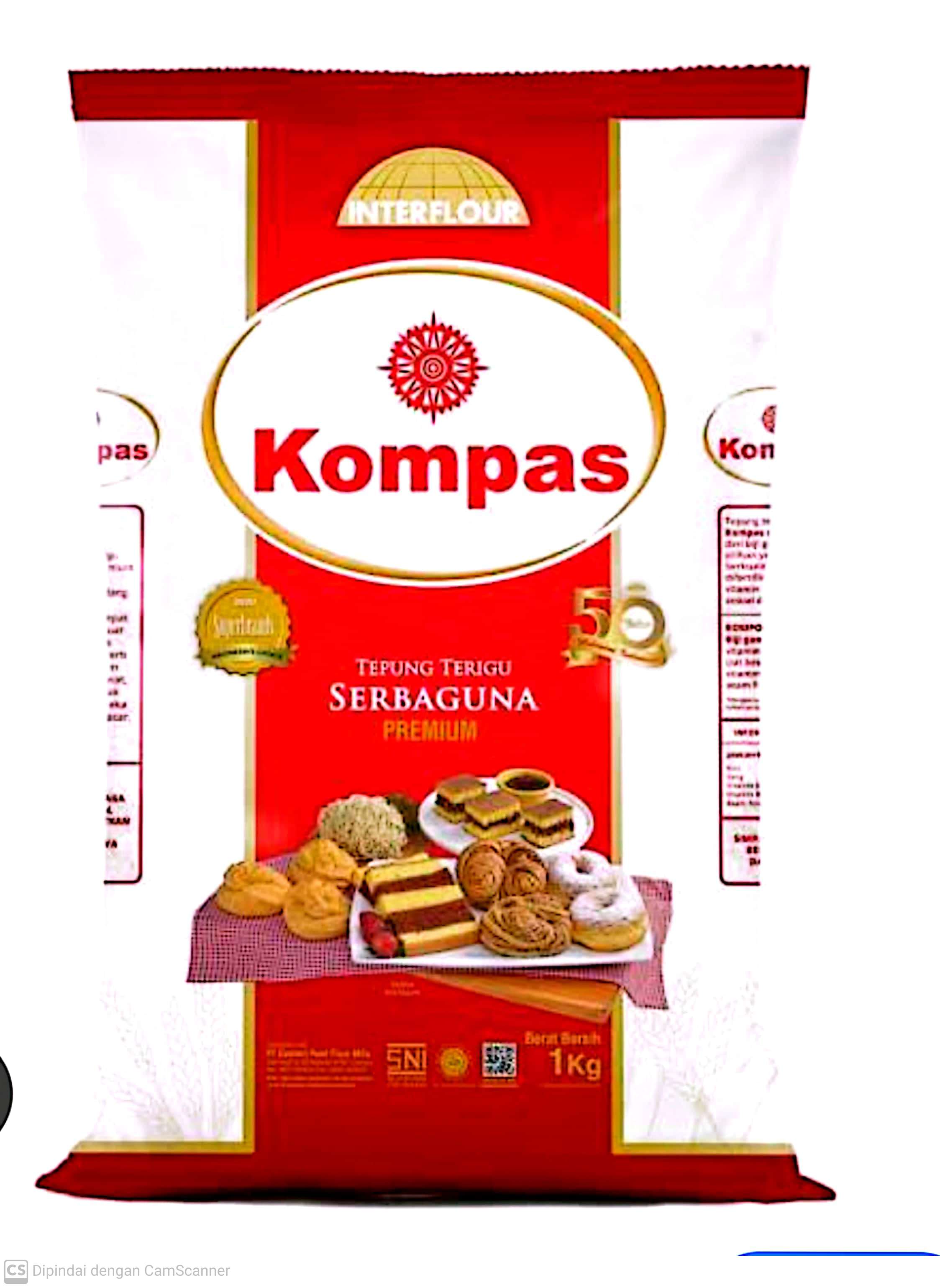 Tepung terigu kompas 