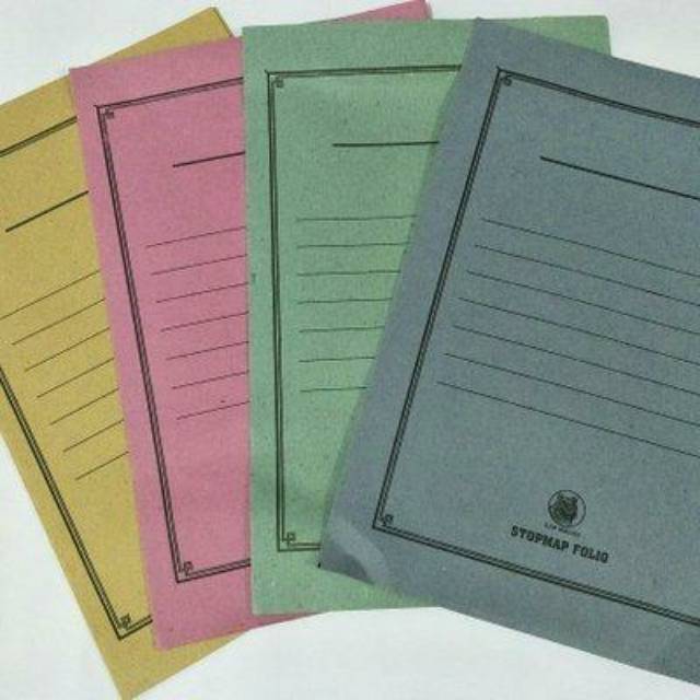 Map Kertas Folio Biasa