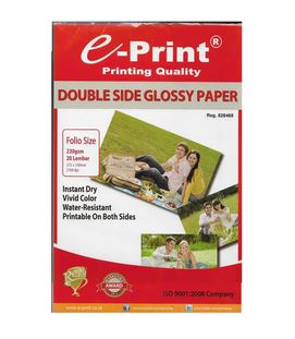 kertas foto eprint doubel side glossy paper 135 gsm
