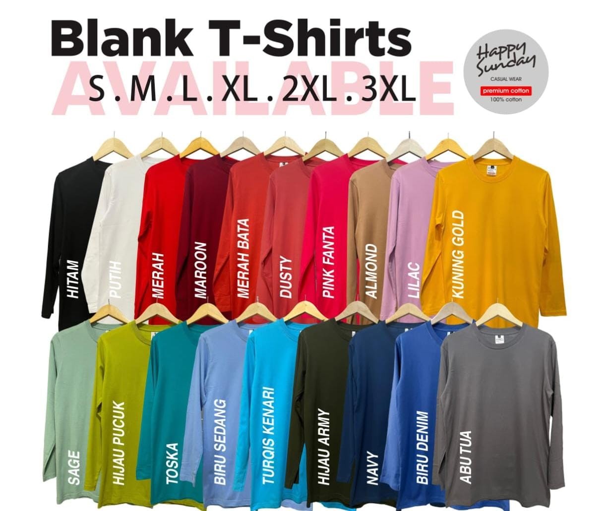 Catton Combed 30s Panjang