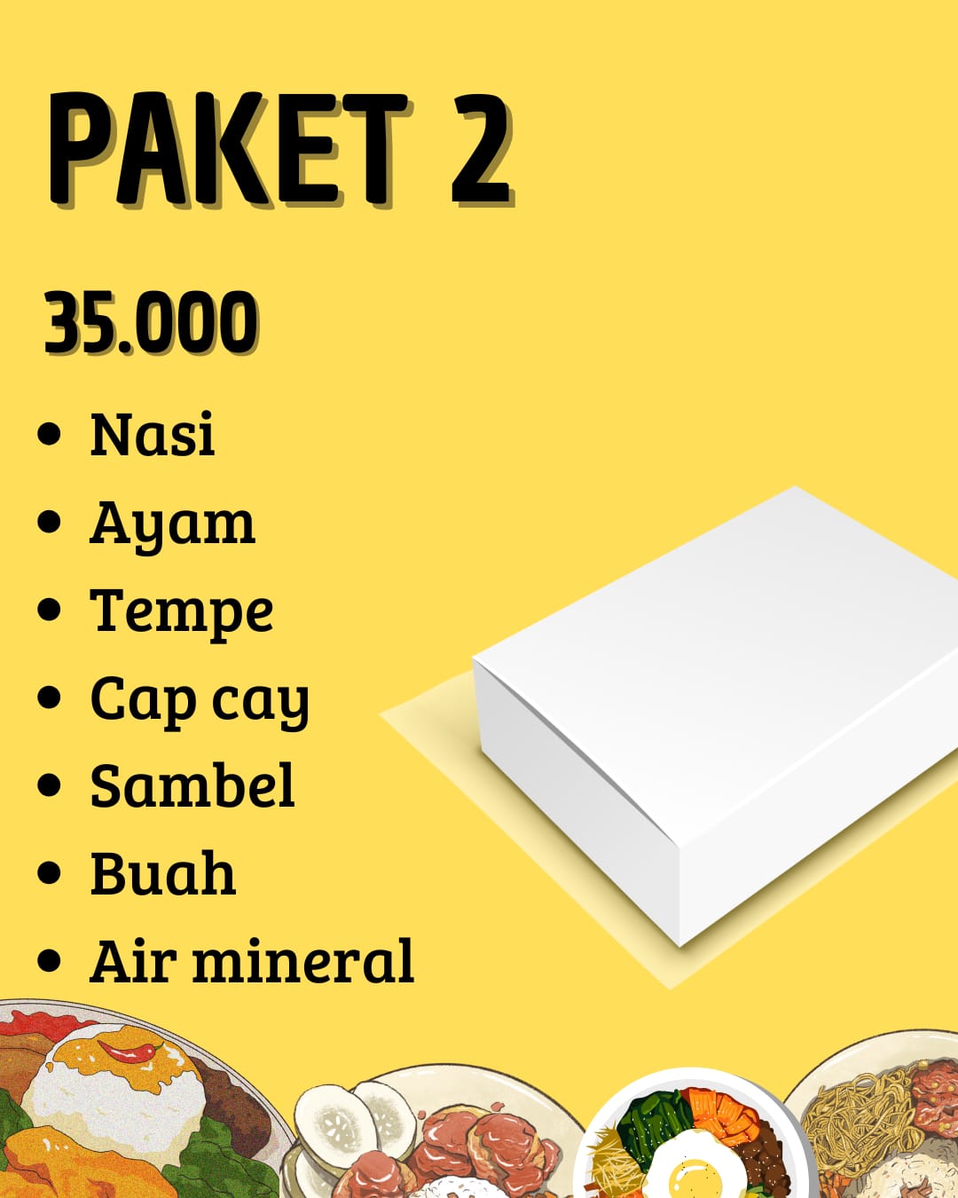 Nasi Kotak Paket 2