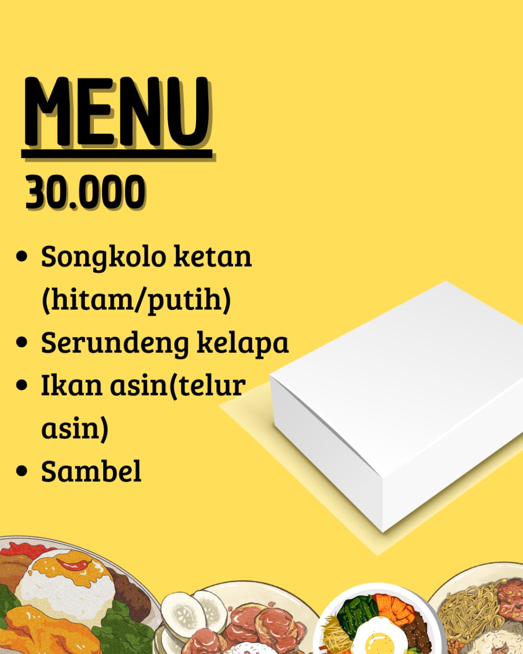 Paket Makanan Menu 6