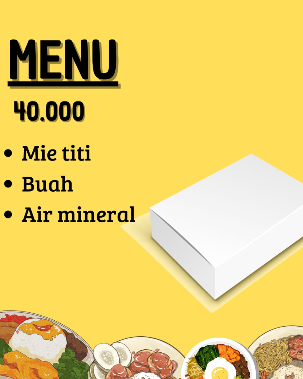 Paket Makanan Menu 3