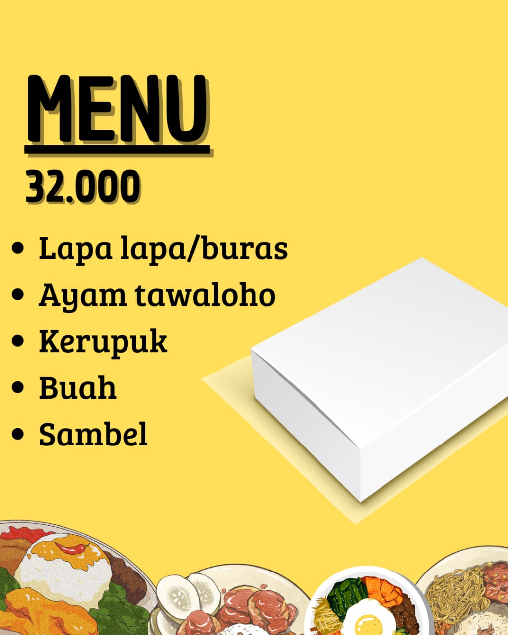 Paket Makanan Menu 1