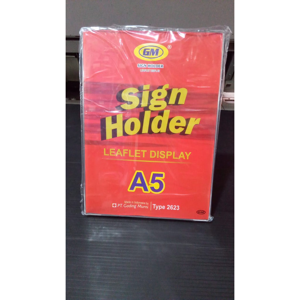 GM SIGN HOLDER UK A5 1 SISI