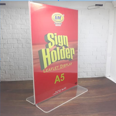 GM SIGN HOLDER UK A5 2 SISI