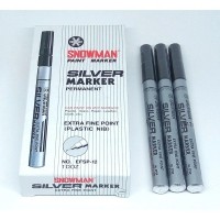 SPIDOL SNOWMAN PEMANENT SILVER KCL