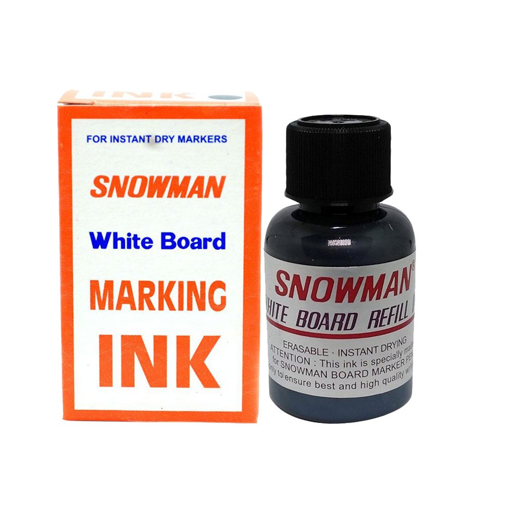 TINTA SPIDOL SNOWMAN WHITE BOARD HITAM