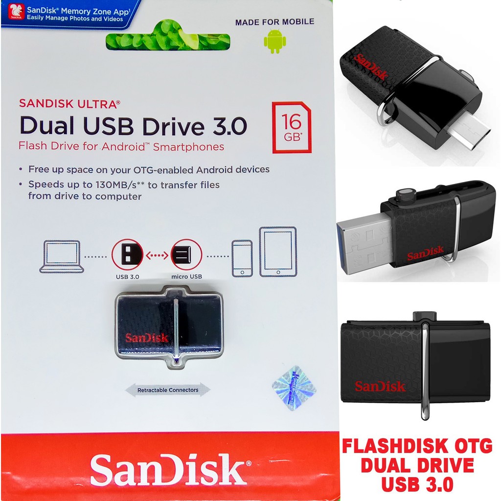FLASHDISK SANDISK OTG 16 GB