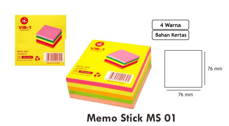 STICK NOTE PAD MS-01