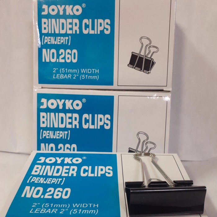 BINDER CLIPS NO. 260