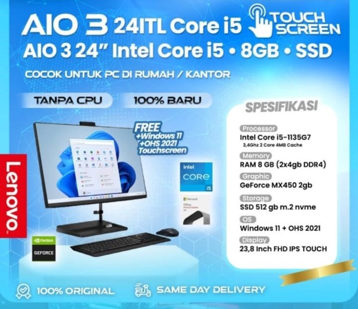 LENOVO AIO 3 24iTL i5