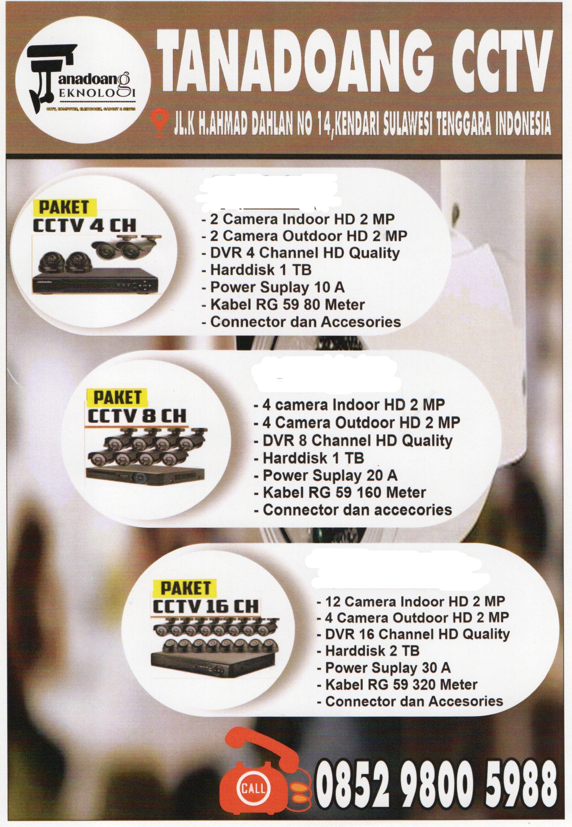 CCTV 8 Chanel HD 2 MP