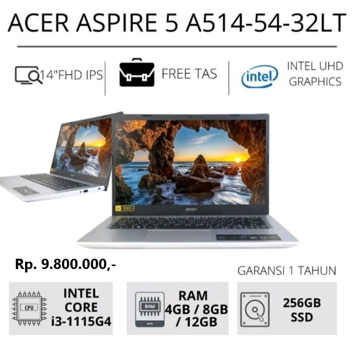 ACER Aspire5 A514-54 Core i3-1115G4