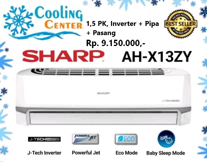 AC SHARP 1,5 PK AH-X13ZY, Inverter