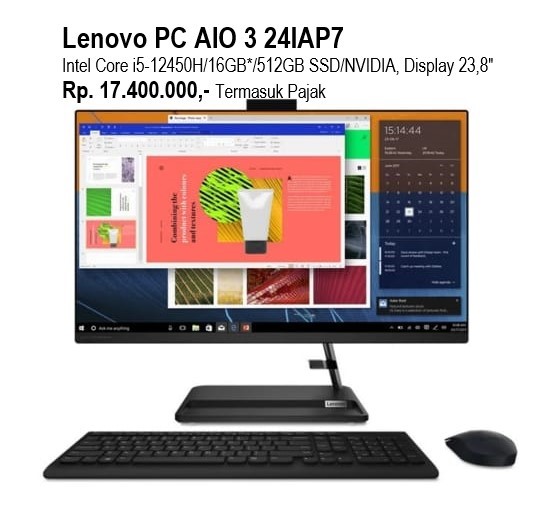 Lenovo PC AIO 3 24IAP7 - FOGH