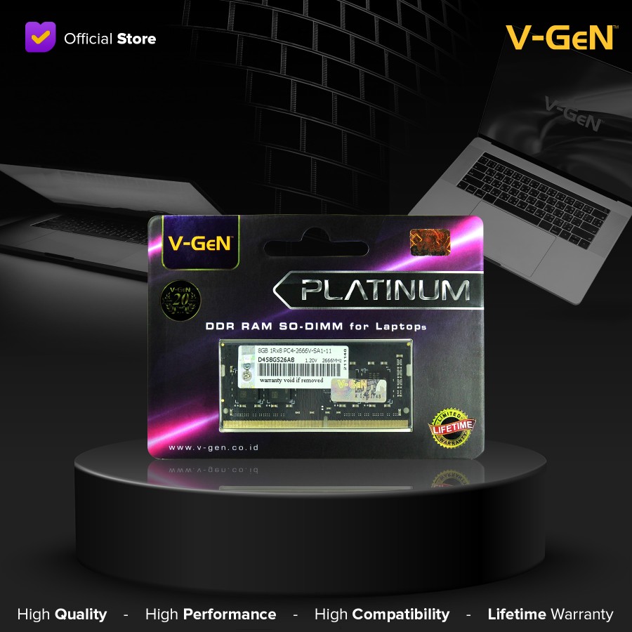 Memori Ram Laptop V-GEN 4GB (8GB-16GB) DDR4