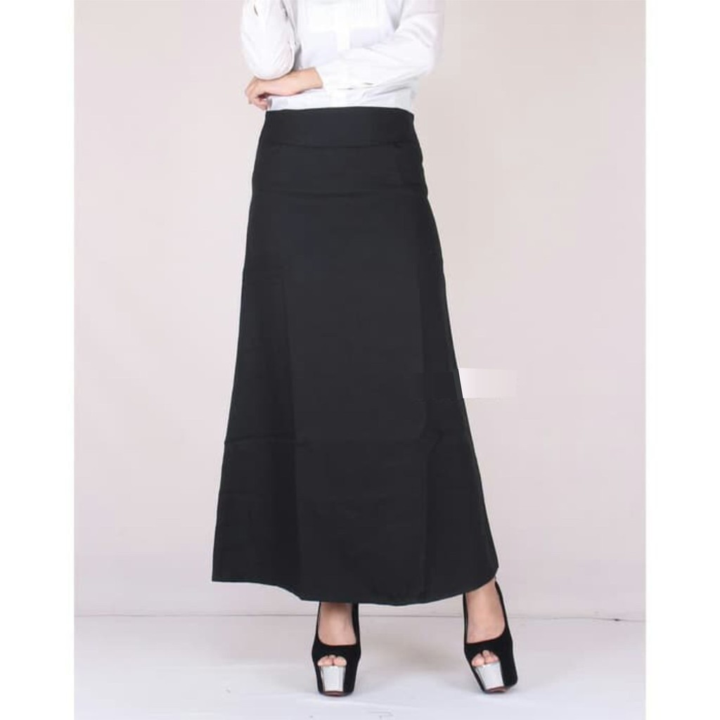 ROK KAIN SERAGAM  WARNA HITAM