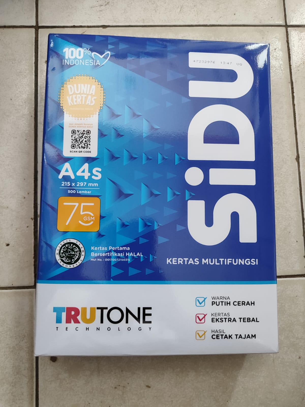 Kertas A4s 