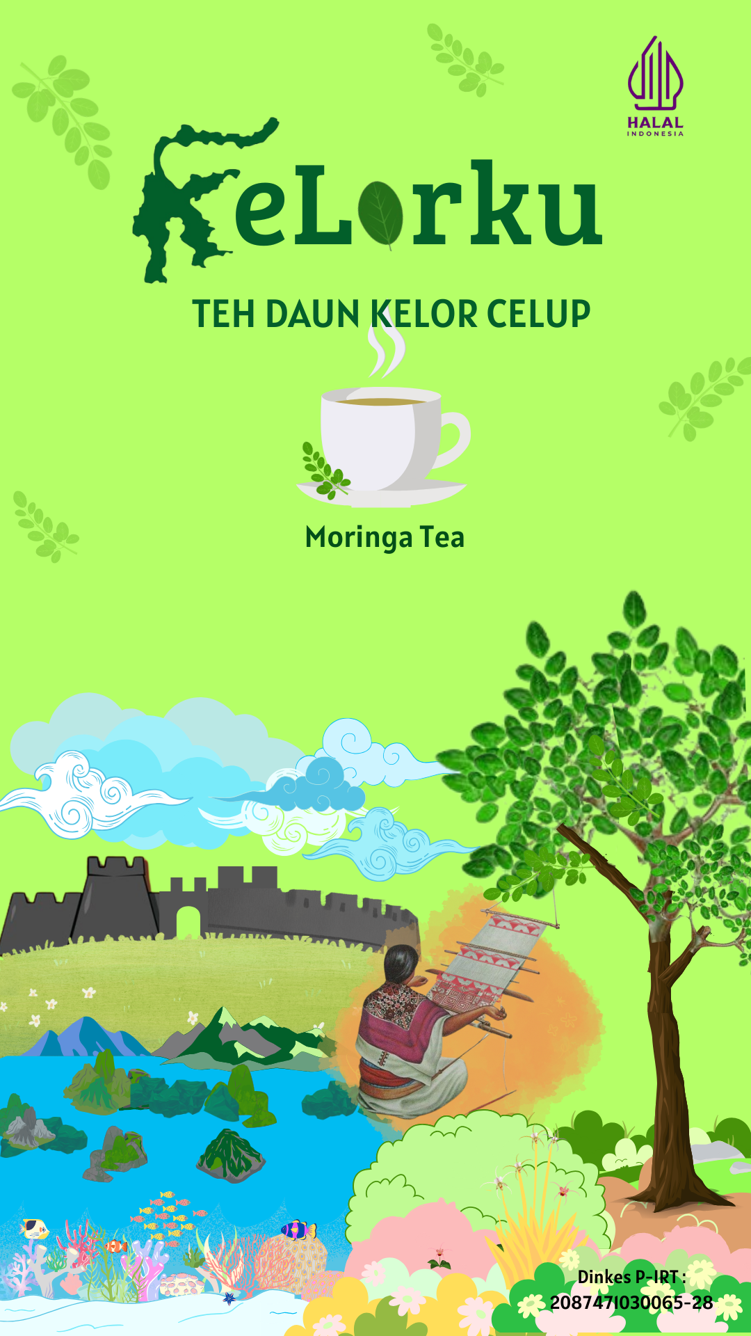 TEH CELUP Daun Kelor