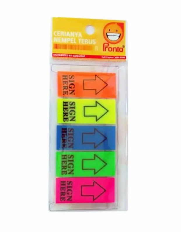 Pembatas Kertas Warna warni