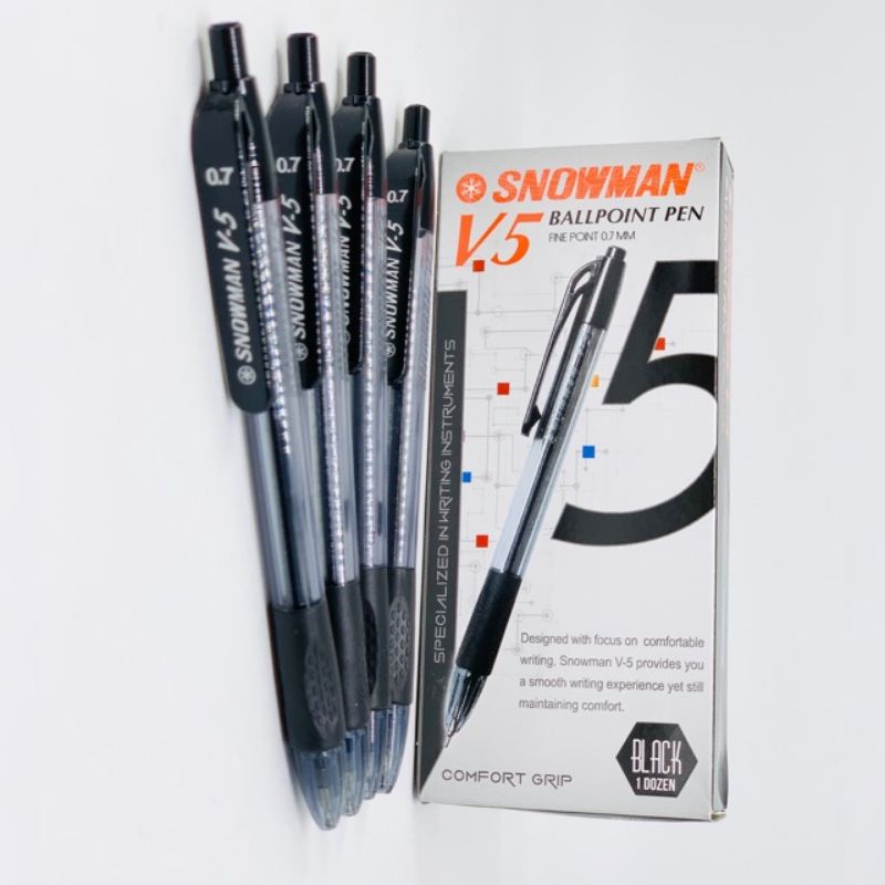 (R) Ballpoint Snowman V-5