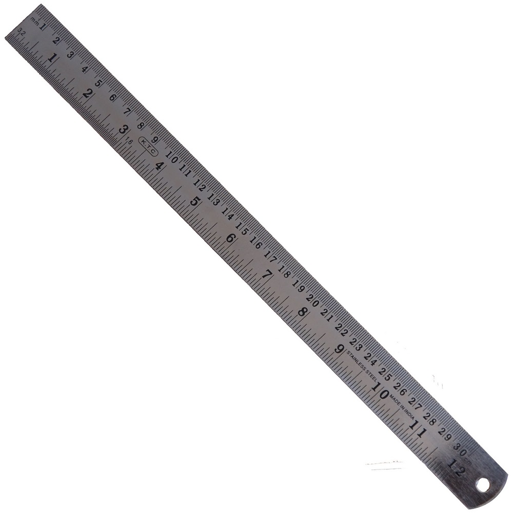 (KU) Mistar Besi 30cm