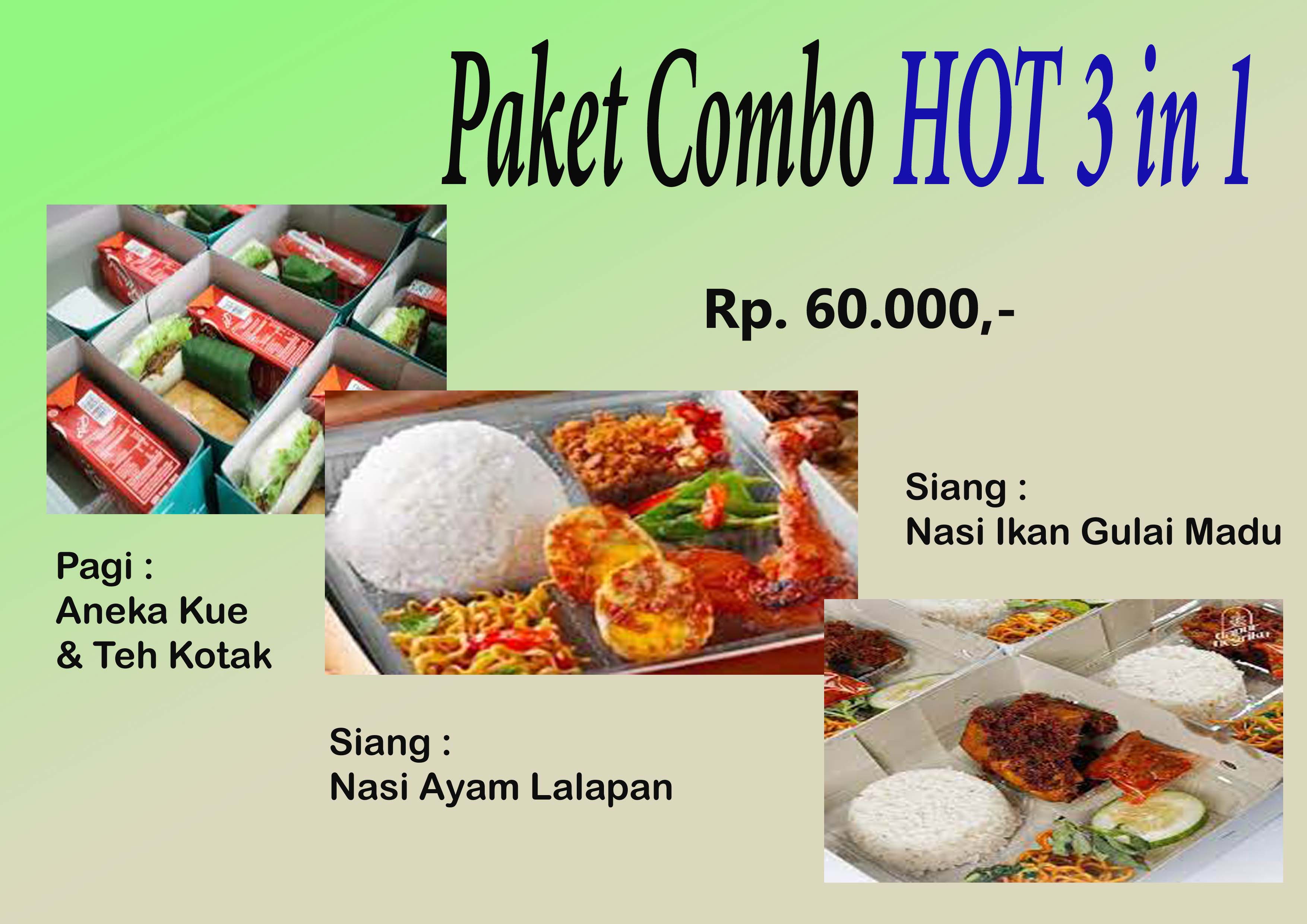 Paket Combo HOT 3 in 1