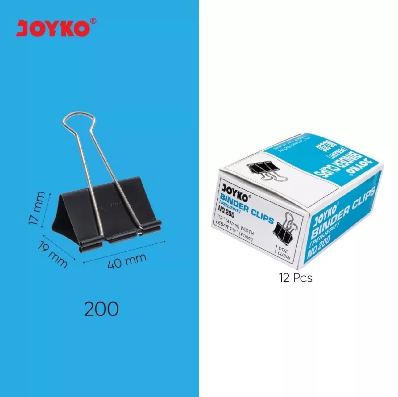 Binder Clips No.200