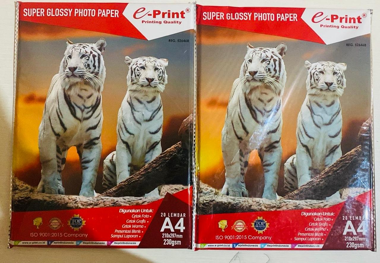 Kertas Foto Super Glossy A4 230gr