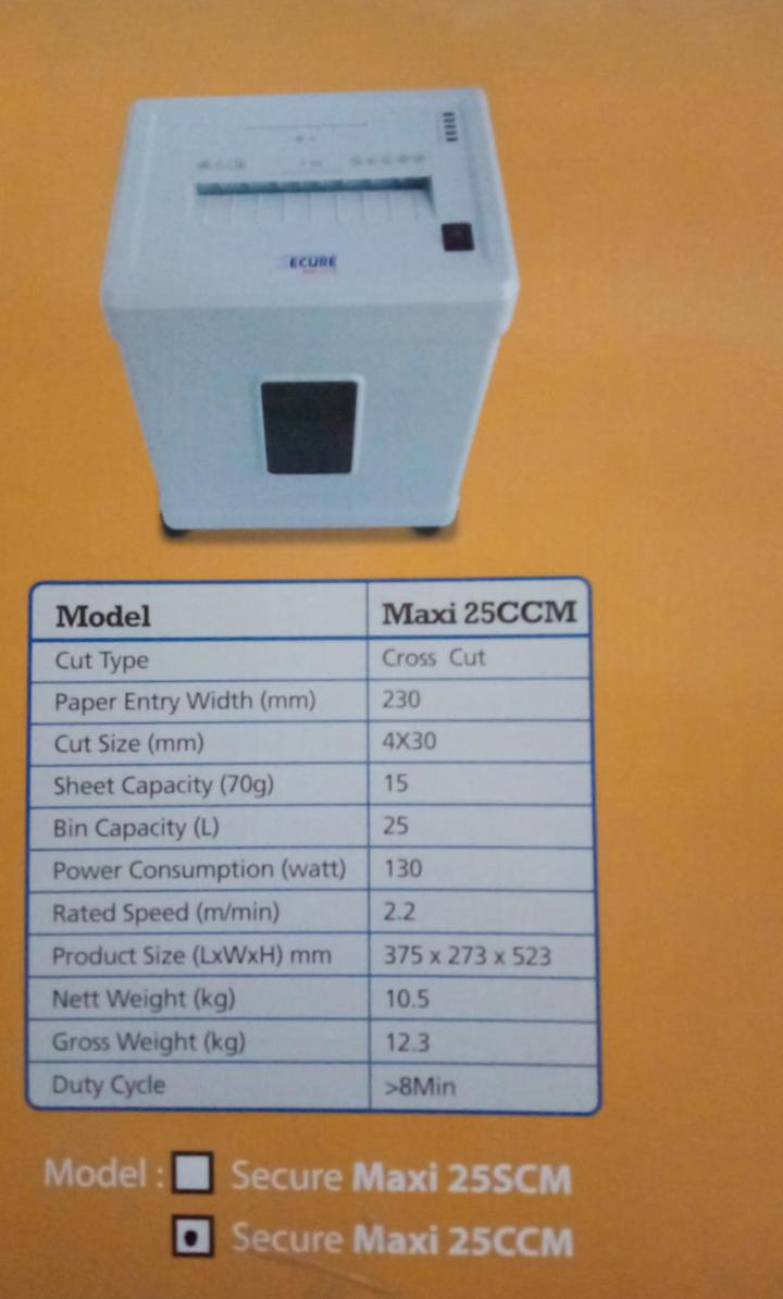 SECURE MAXI 25CCM