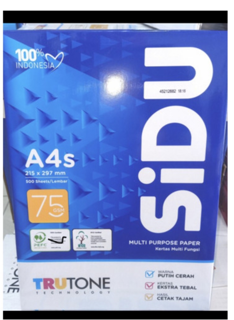 Kertas HVS A4 75gr 