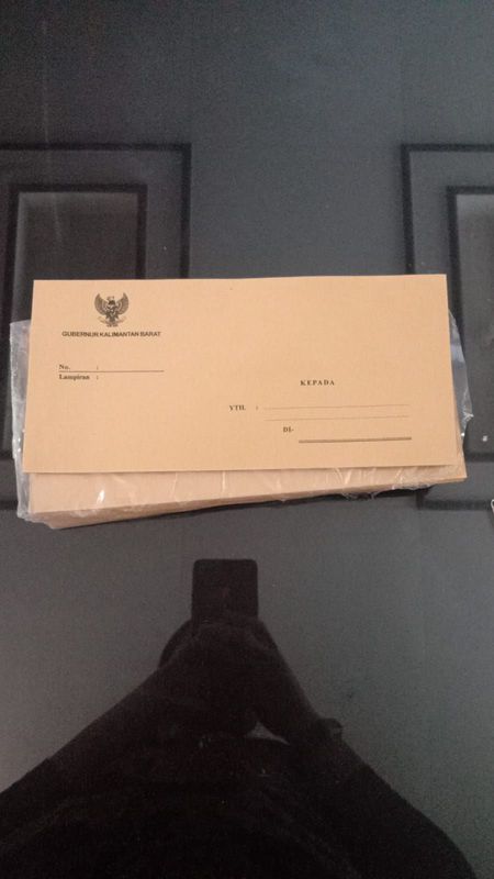 Amplop Kop Sekda Warna Coklat