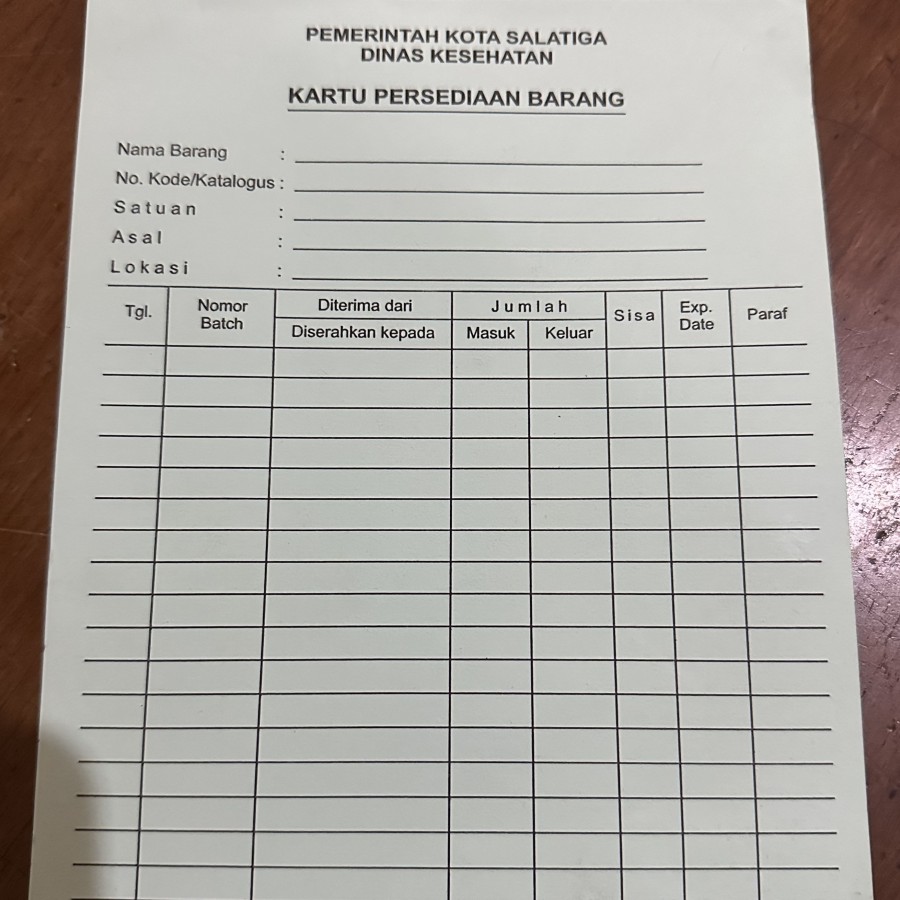 Kartu Barang