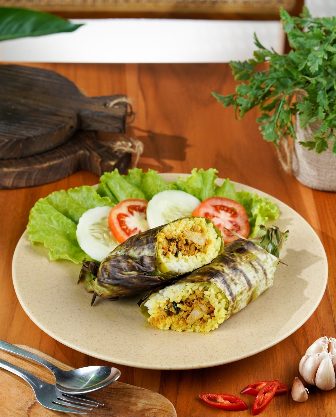 Nasi Bakar Tuna