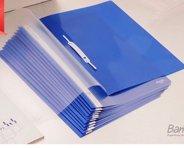 Map Snelhekter Plastik Biru