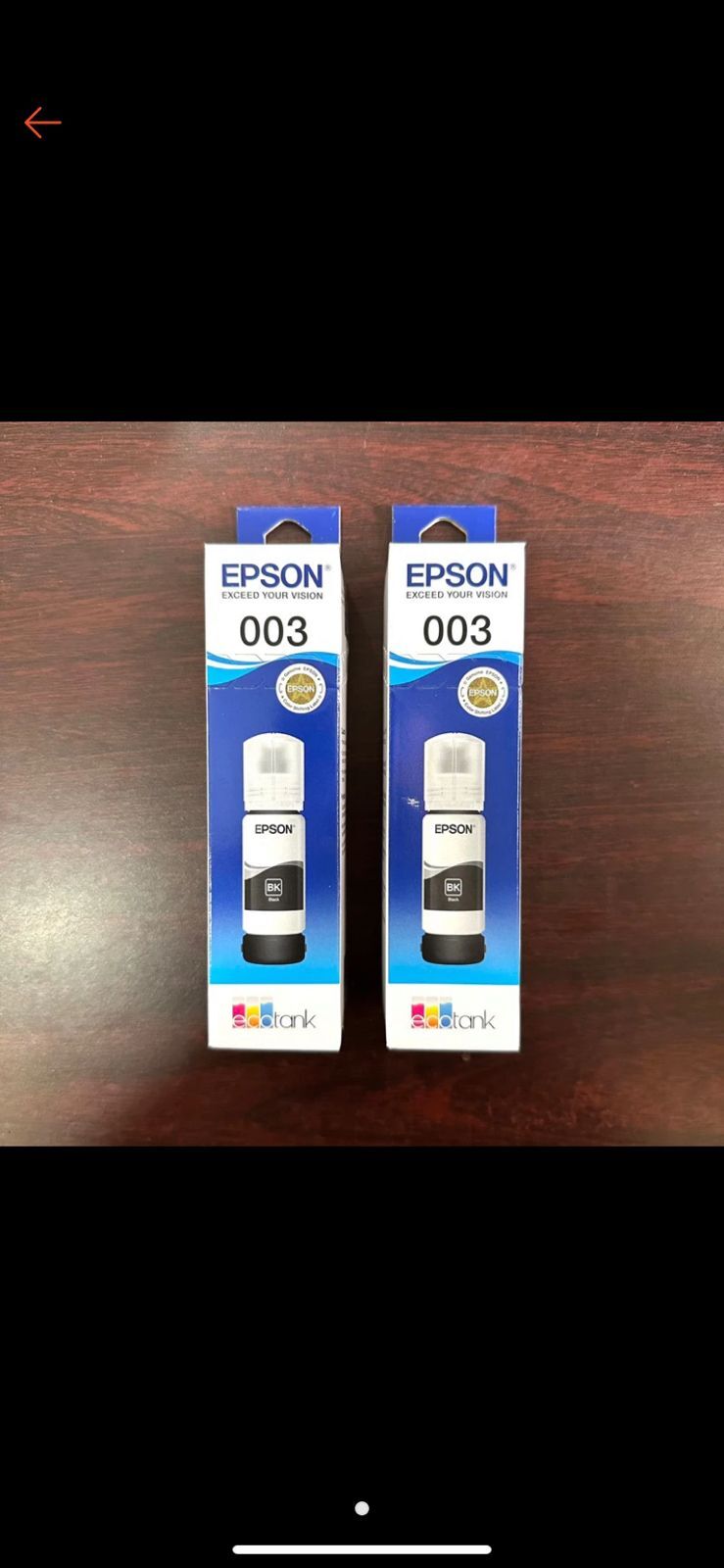 Tinta Botol Epson Hitam Ori