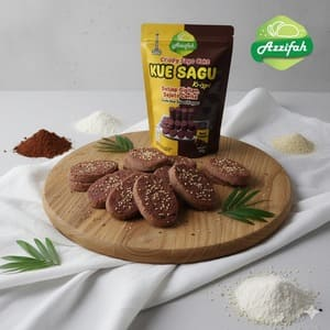 Kue sagu coklat