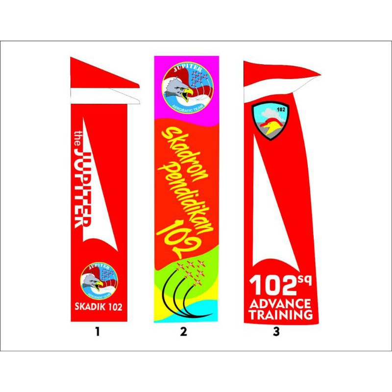 Umbul Umbul dan Spanduk Kain Full Print