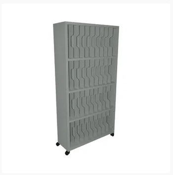 Krisbow 31.2x92x176 Cm Lemari Arsip Kantor Metal Dengan Divider