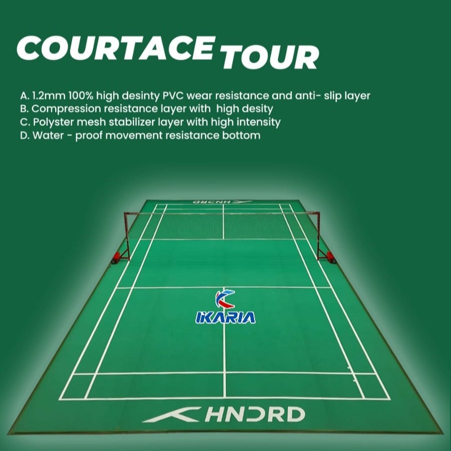 Karpet badminton HUNDRED TOUR ACE