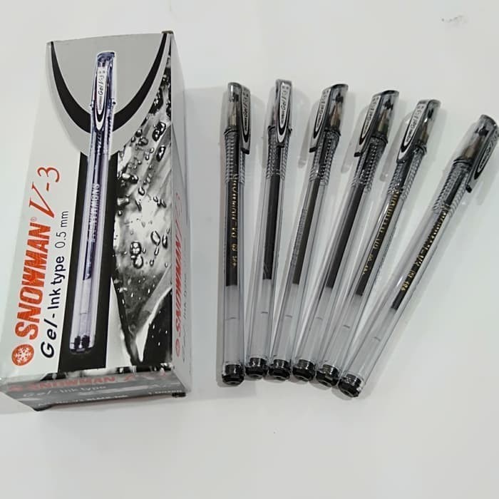 Pulpen Snowman V3 hitam