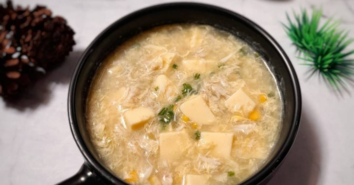 Soup Asparagus isi Kepiting / Ayam