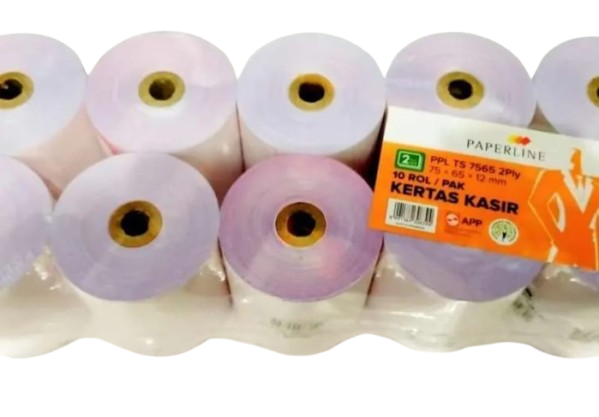 Kertas Struk NCR 75 x 65 2 Ply