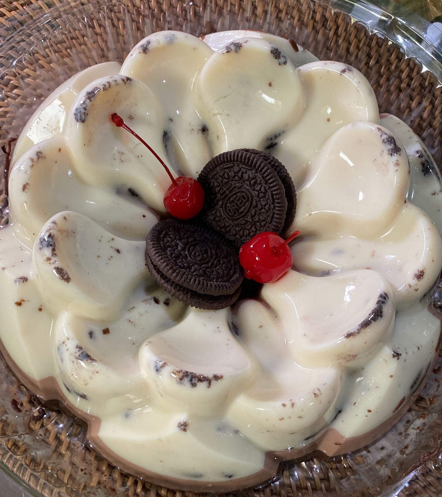 Puding Oreo Milo Coklat
