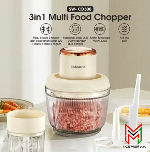 3 in 1 Multi Food Chopper  SAMONO