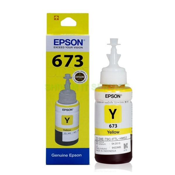 Tinta Printer Epson 673 Yellow