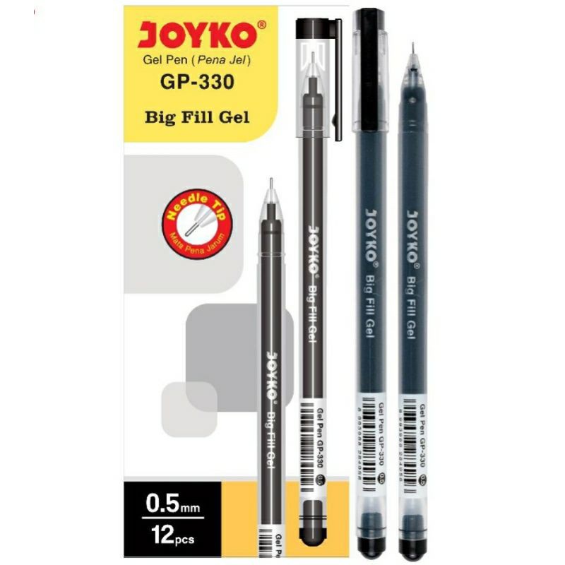 Pulpen Joyko Gel Pen ( GP-330 ) Black