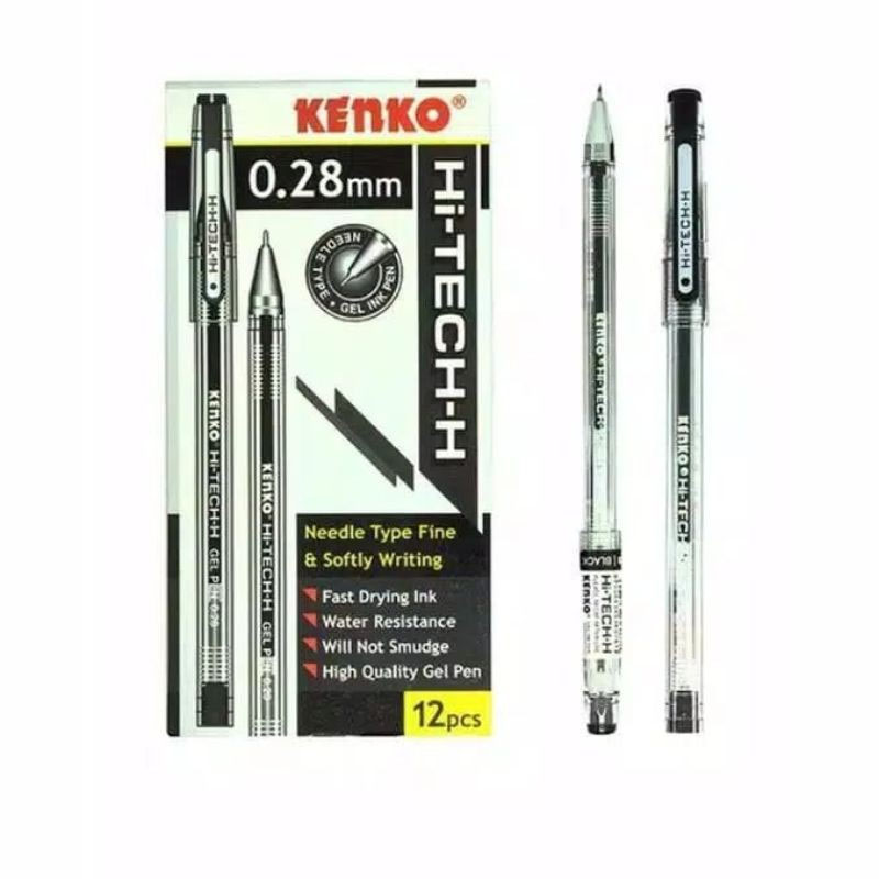 Pulpen Kenko Hi-Tech-H Black 